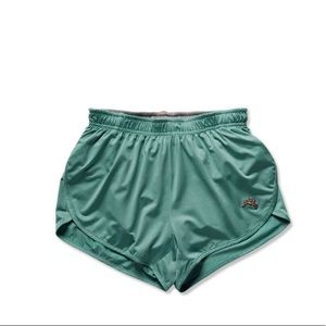 Tracksmith Twilight Split Shorts in Spruce | Size Small